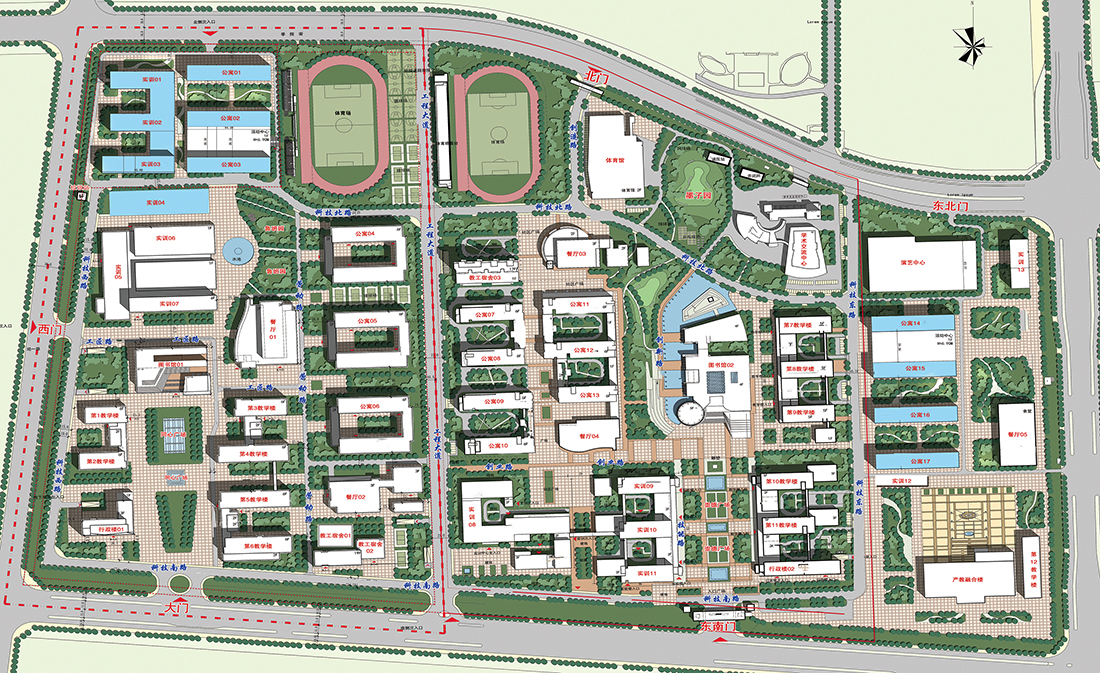 校内地图-山西工程科技职业大学